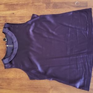Silky Royal Purple Ann Taylor Blouse